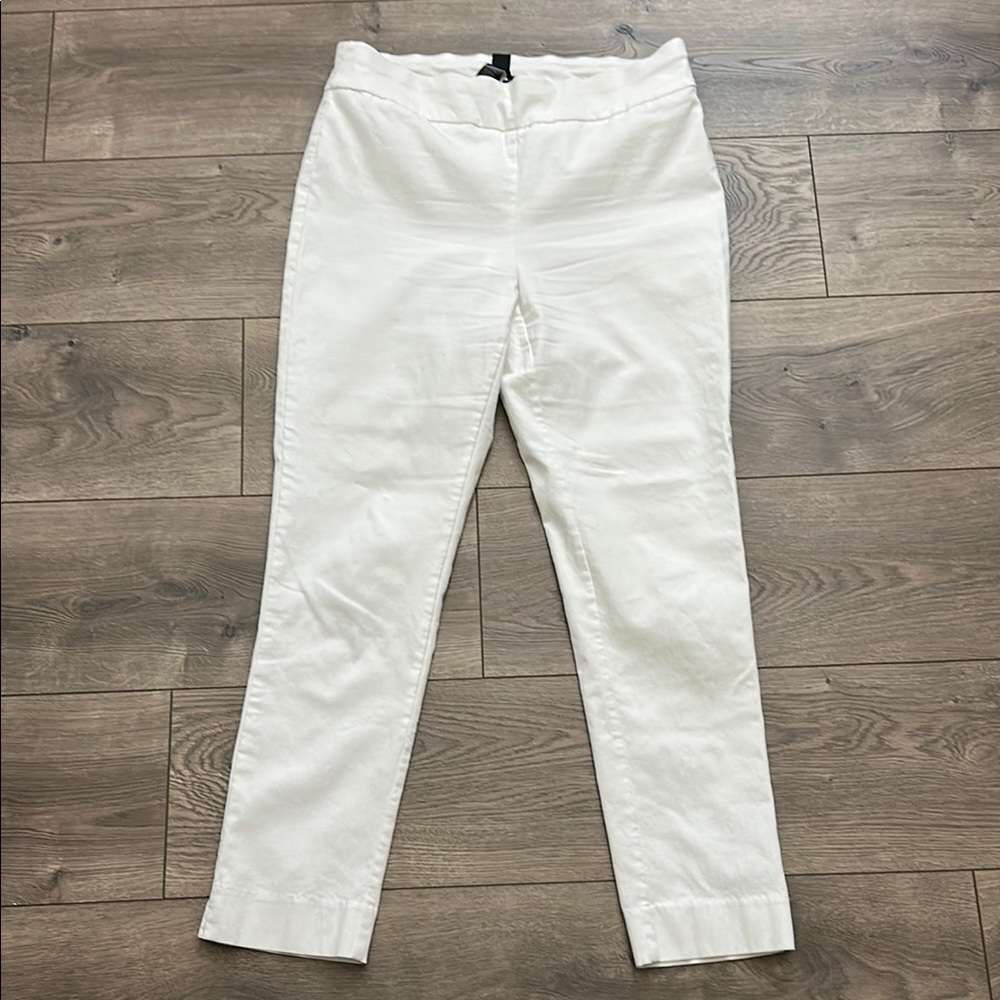 Chico's So Slimming White Ankle Pants, size 1